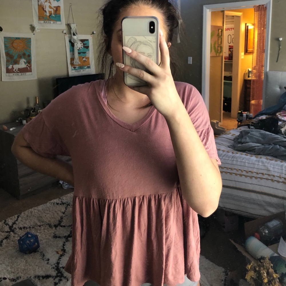 Dusty rose top